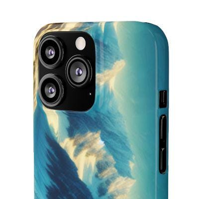Mountain Serenity Phone Case, Nature Snap Cases, Gift for Outdoorsy Friends, Unique Phone Accessory, Cool Phone Case, Outdoorsy phone Cade.